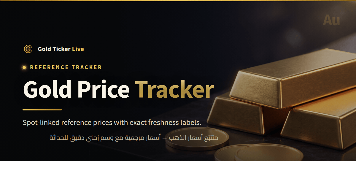 Gold Command Center — Gold Tracker | Gold Ticker Live